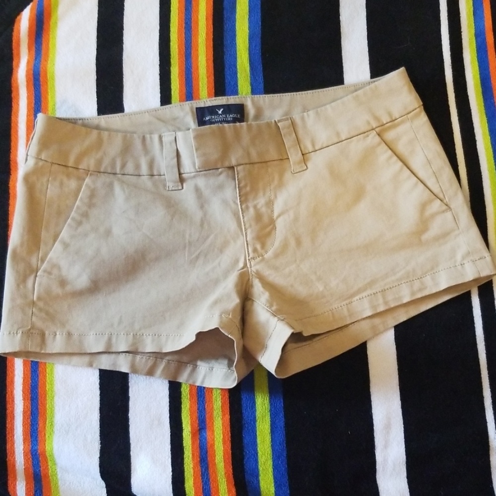 American Eagle Khaki Shorts